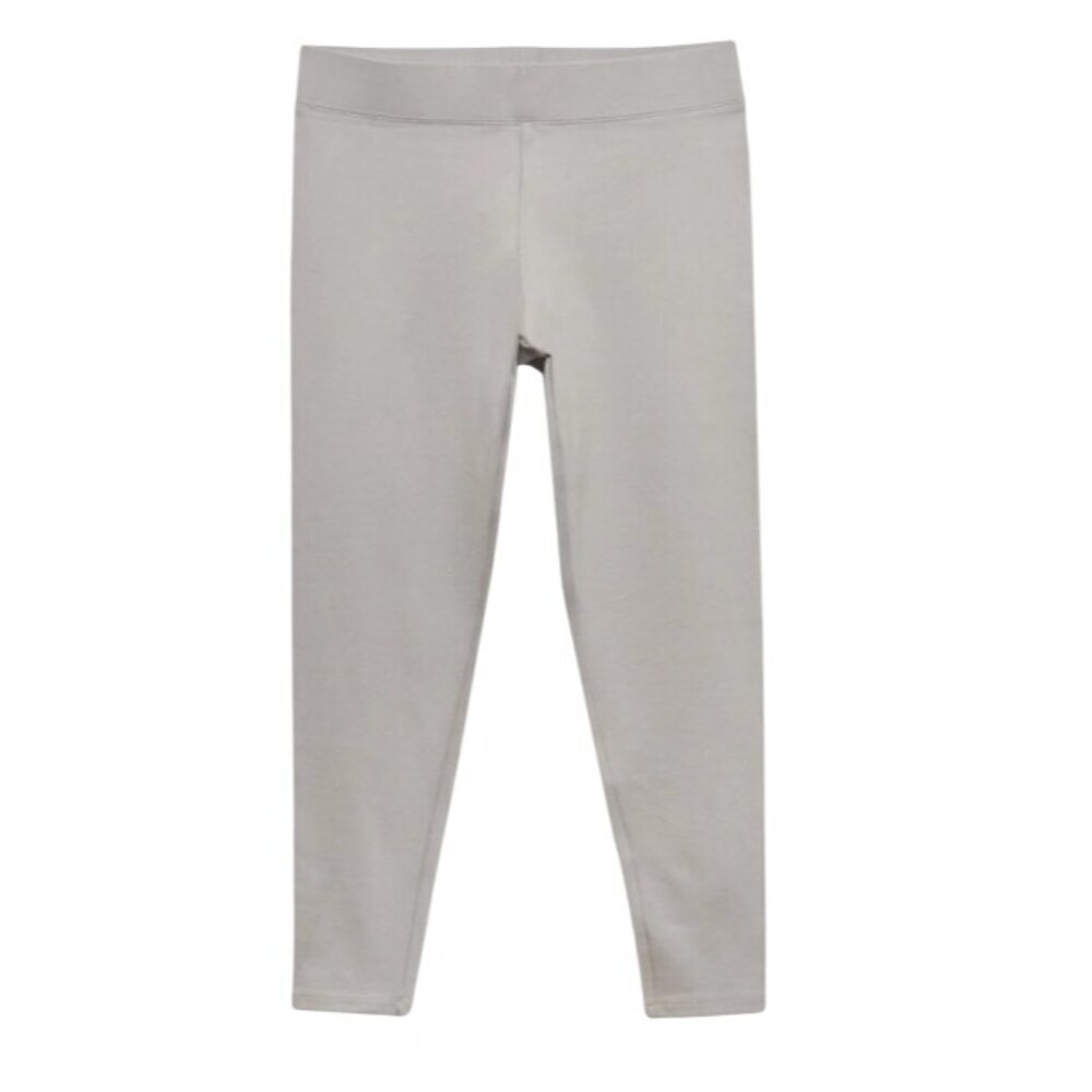 J. Peterman Women's Essential Leggings Gray Ponte Knit Pull-On Waist Size S